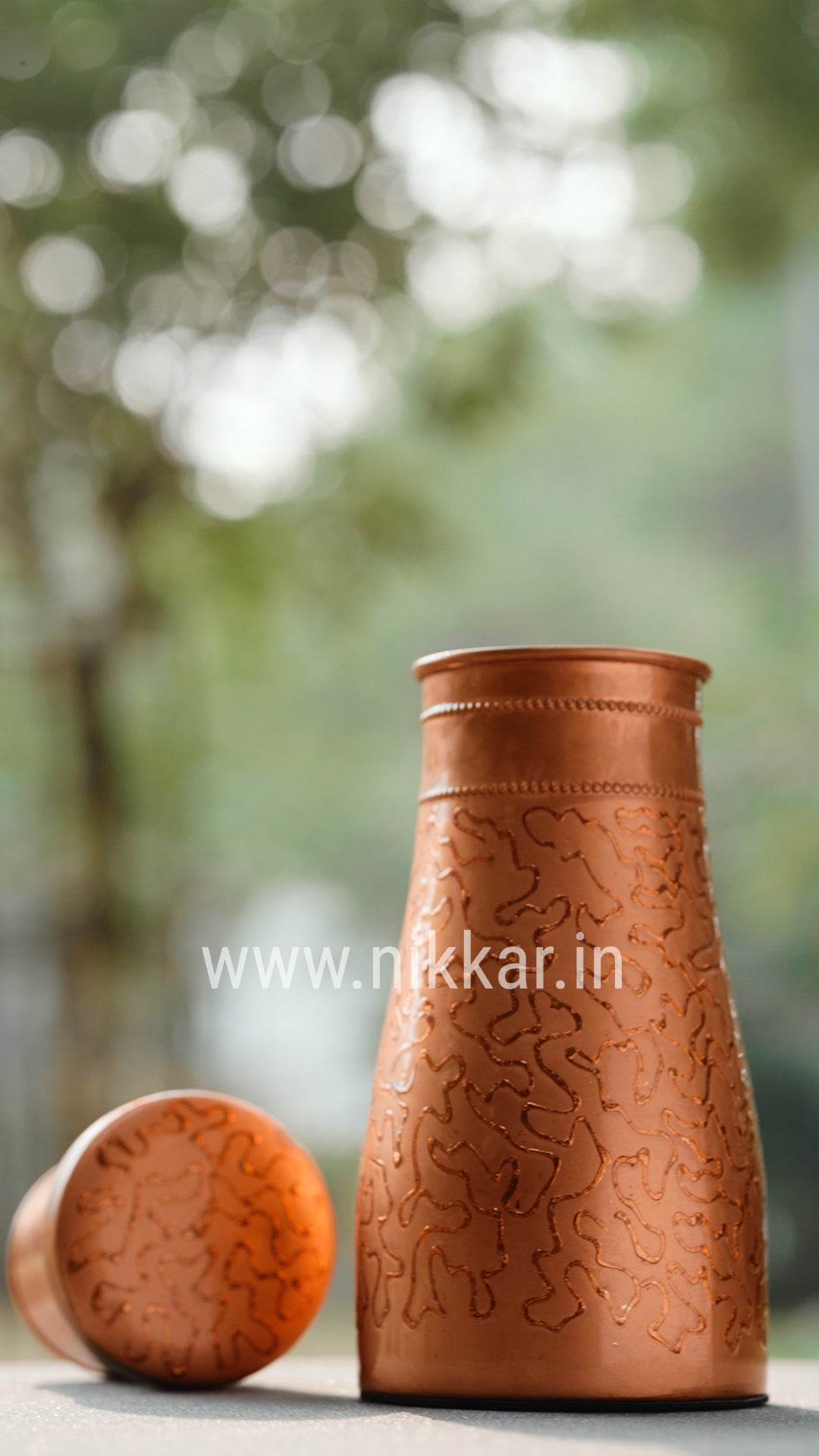 Handcrafted Copper Water Bottle – Ayurvedic Wellness and Sustainability