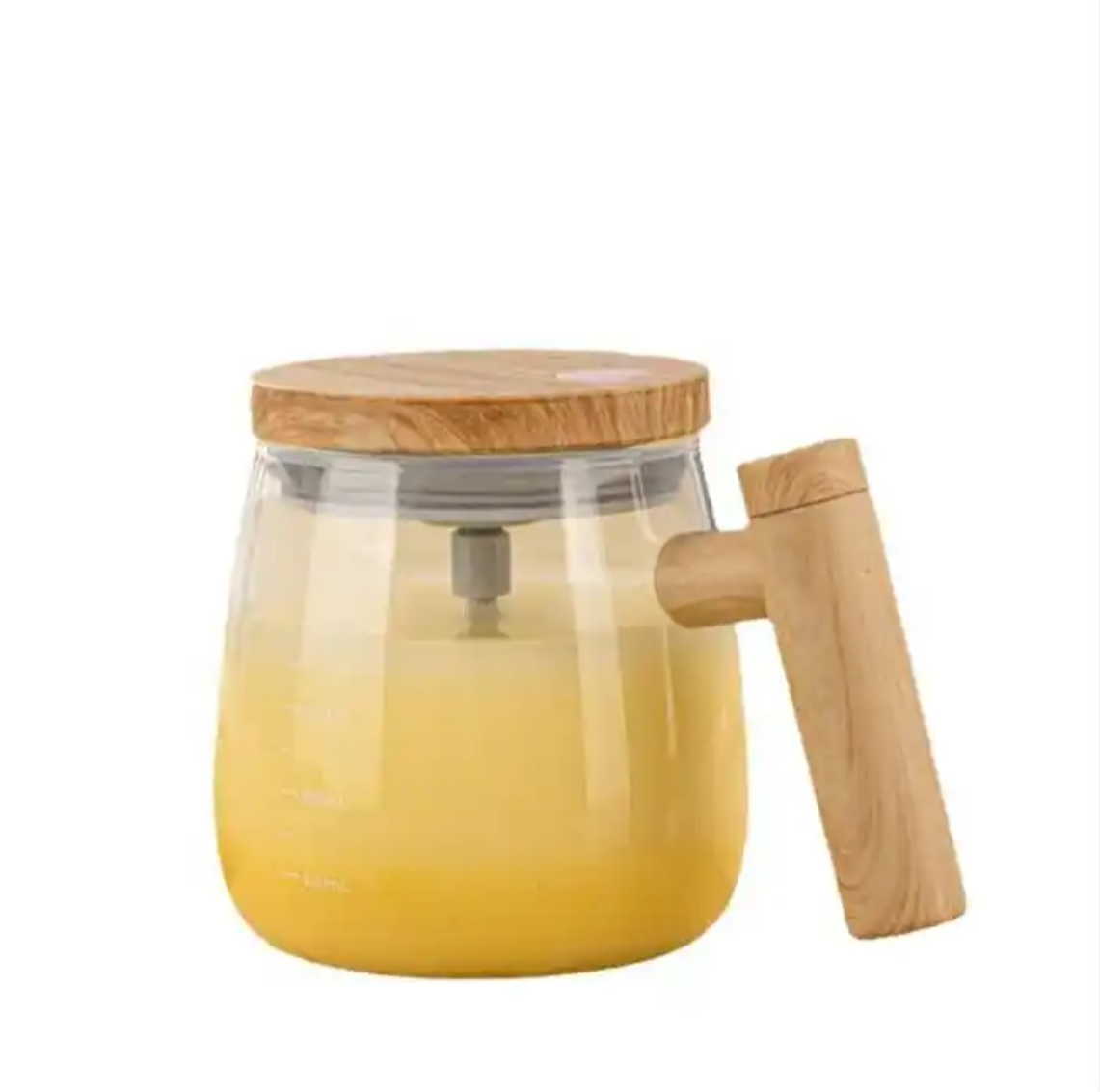 Electric Coffee Mug , Protein Shaker , Egg Blender Wooden Portable Blender