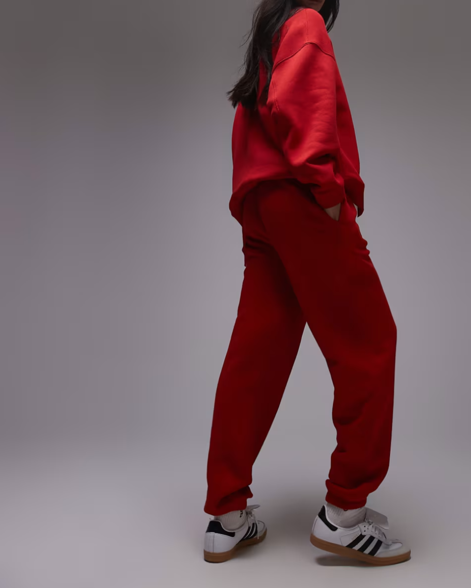 Women's Reddish Jam Sweatshirt & Short Co-Ord