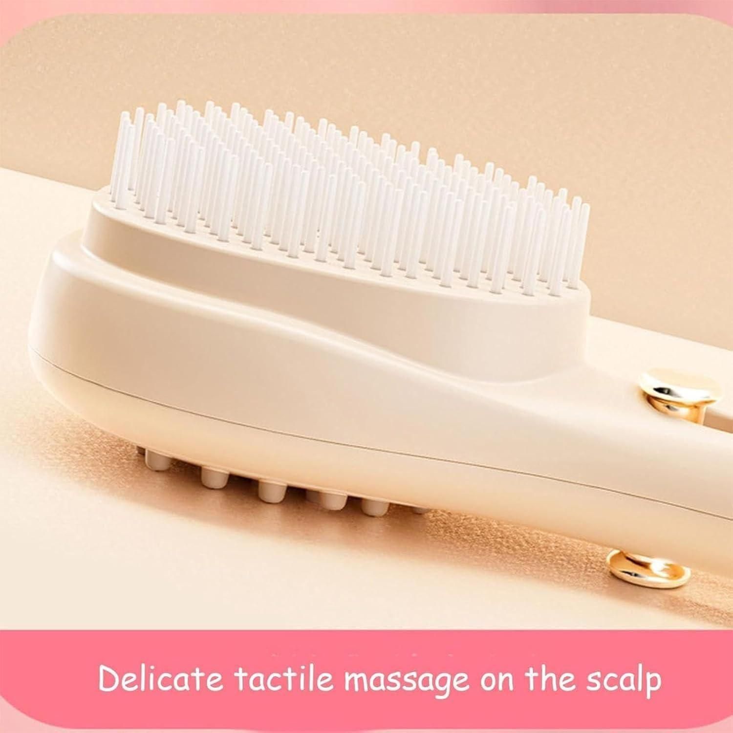 Scalp Massage Comb with Retractable Bristles - Relaxing Hair Care Tool