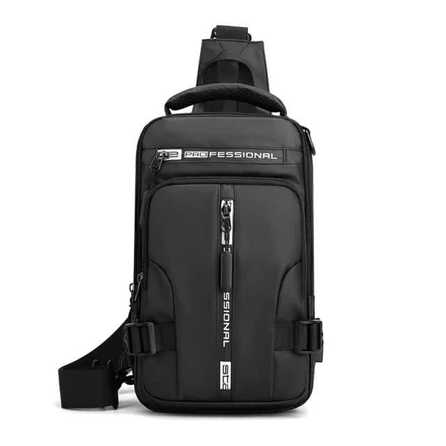 Multifunctional Sling Bag with USB Charging Port | Waterproof & Lightweight