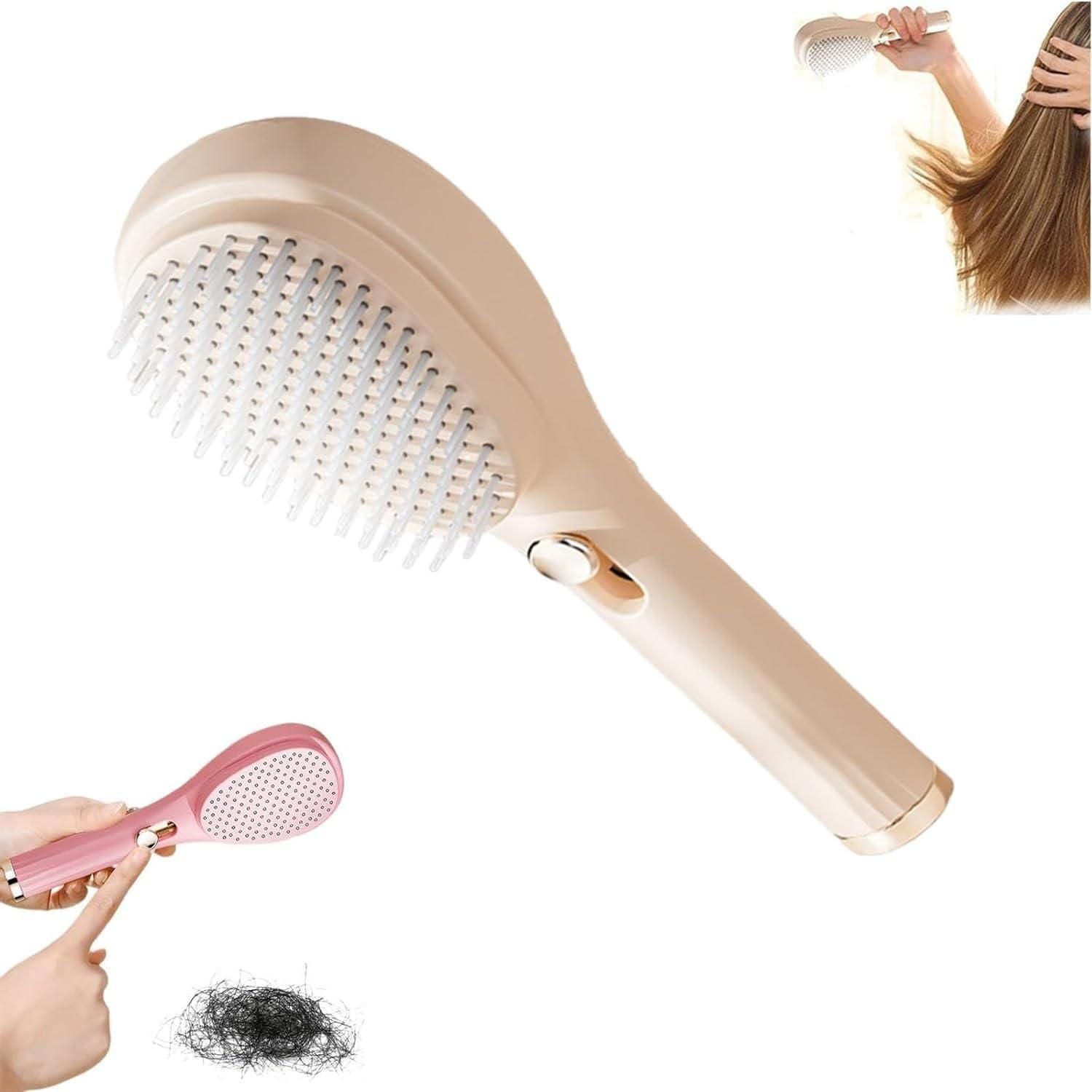 Scalp Massage Comb with Retractable Bristles - Relaxing Hair Care Tool