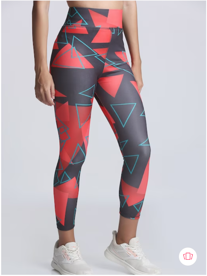 "Women's 4-Way Stretch Yoga Pants with Dynamic Graphic Print – Unleash Style and Flexibility!"
