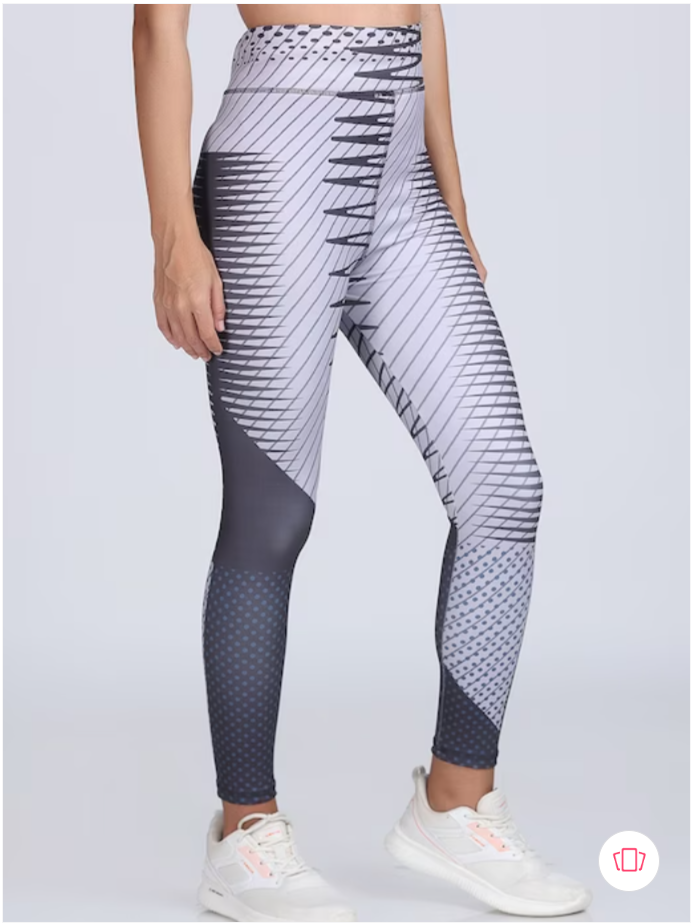 Women's 4-Way Stretch Yoga Pants with Striking Graphic Print – Elevate Your Style and Performance