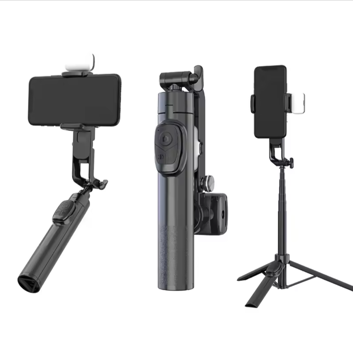 Single-Axis Stabilizer Bracket MINI Selfie Stick Tripod - Portable Handheld Gimbal for Smartphones