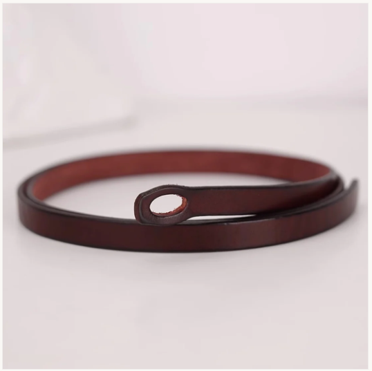 French Vintage Triple-Wrap Knot Belt – Handmade, No-Buckle Adjustable Waist Belt for Women